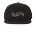 PA Unplugged Touch Grass Hat, a Black Printed Umpqua Snapback Cap