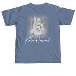 Katie Howard T-Shirt White, a Blue Jean Comfort Colors Unisex Tee (back-view)
