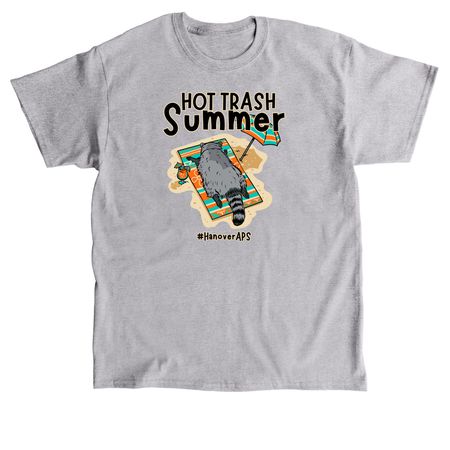 Summer Trashed Panda, a Sport Grey Classic Unisex Tee