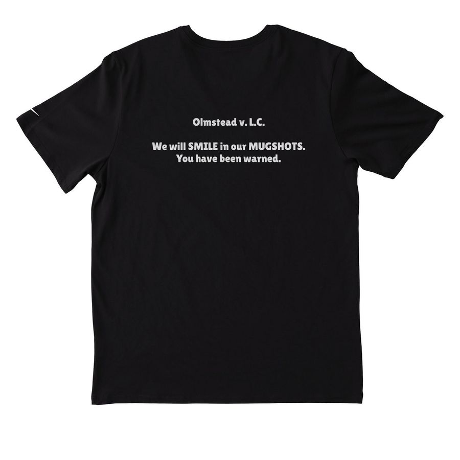 Willowbrook Meet Wuornos, a Black Nike Dri-FIT Jersey Blend Performance Tee (back-view)