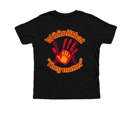 W??niithat Fundraiser, a Solid Black Blend Premium Youth Tee