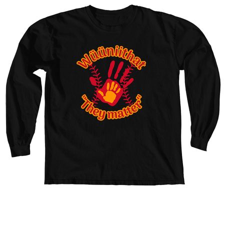 W??niithat Fundraiser, a Black Comfort Colors Long Sleeve Tee