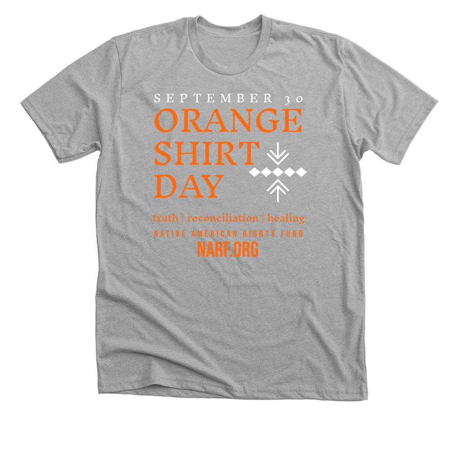 Orange Shirt Day, a Athletic Heather Premium Unisex Tee
