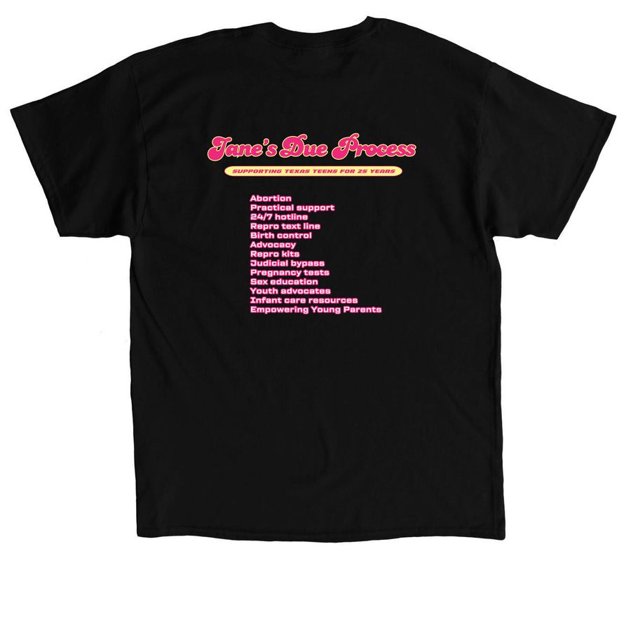 25th Anniversary&nbsp;, a Black Classic Unisex Tee (back-view)