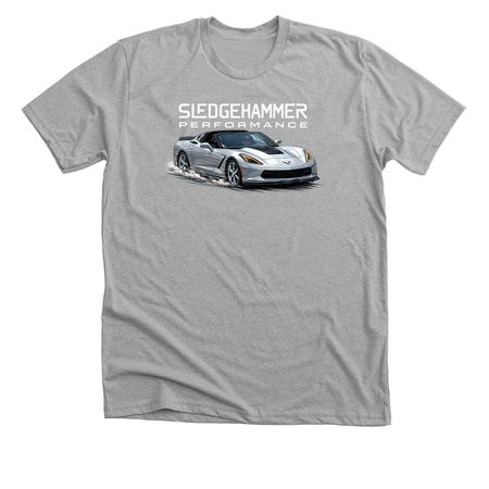 Silver C7, a Athletic Heather Premium Unisex Tee