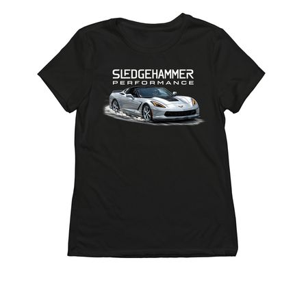 Silver C7, a Deep Black Allmade Eco Triblend Women?s Tee