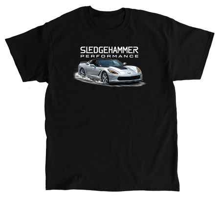 Silver C7, a Black Classic Unisex Tee