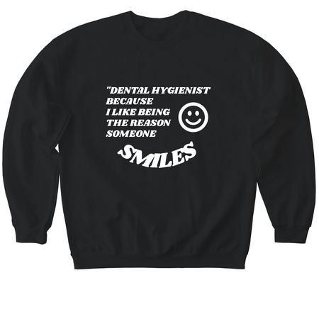 Making People Smile, a Black Softstyle Crewneck Sweatshirt