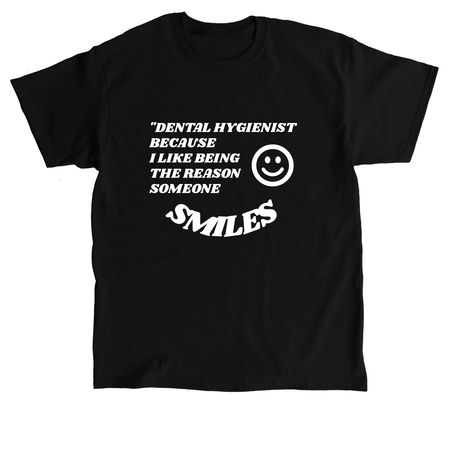Making People Smile, a Black Classic Unisex Tee