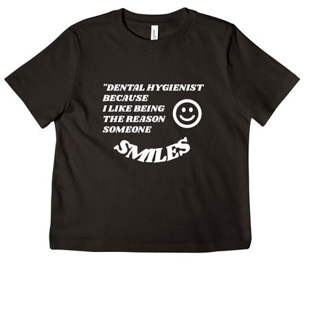 Making People Smile, a Black Women's Heavyweight Tee