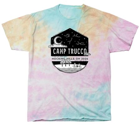 2026 Camp Trucco, a Snow Cone Classic Tie Dye Tee