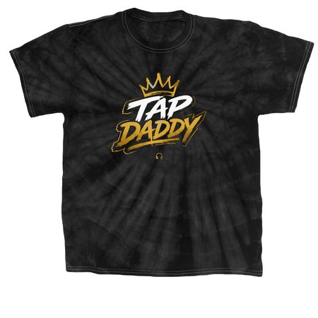 Tap Daddy&nbsp;, a Black Classic Tie Dye Tee