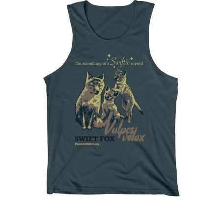 Swift Fox "Swiftie" Tee, a Dark Grey Premium Cotton Tank