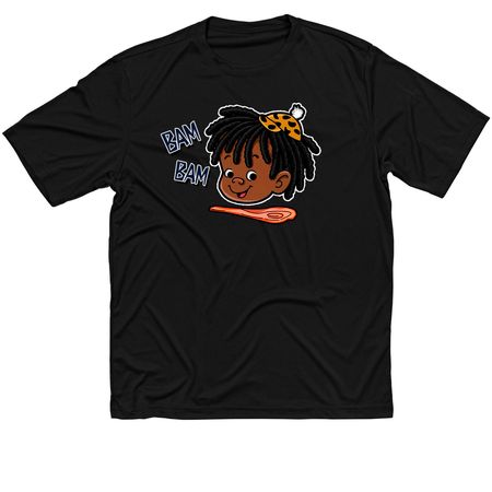 "Bam Bam"&nbsp;, a Black Classic Performance Tee