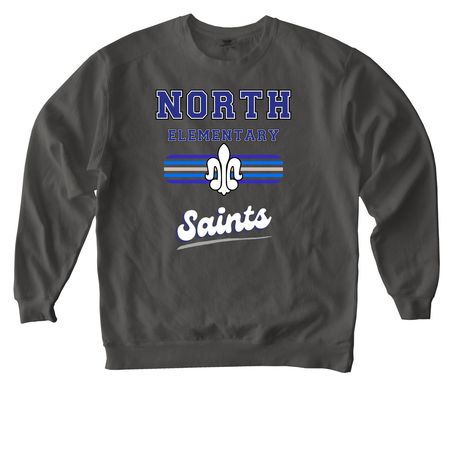 North Elementary School?s Shirt Fundraiser, a Pepper Comfort Colors Crewneck Sweatshirt