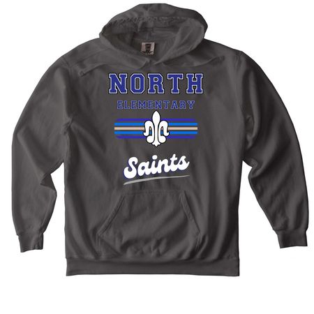 North Elementary School?s Shirt Fundraiser, a Pepper Comfort Colors Pullover Hoodie