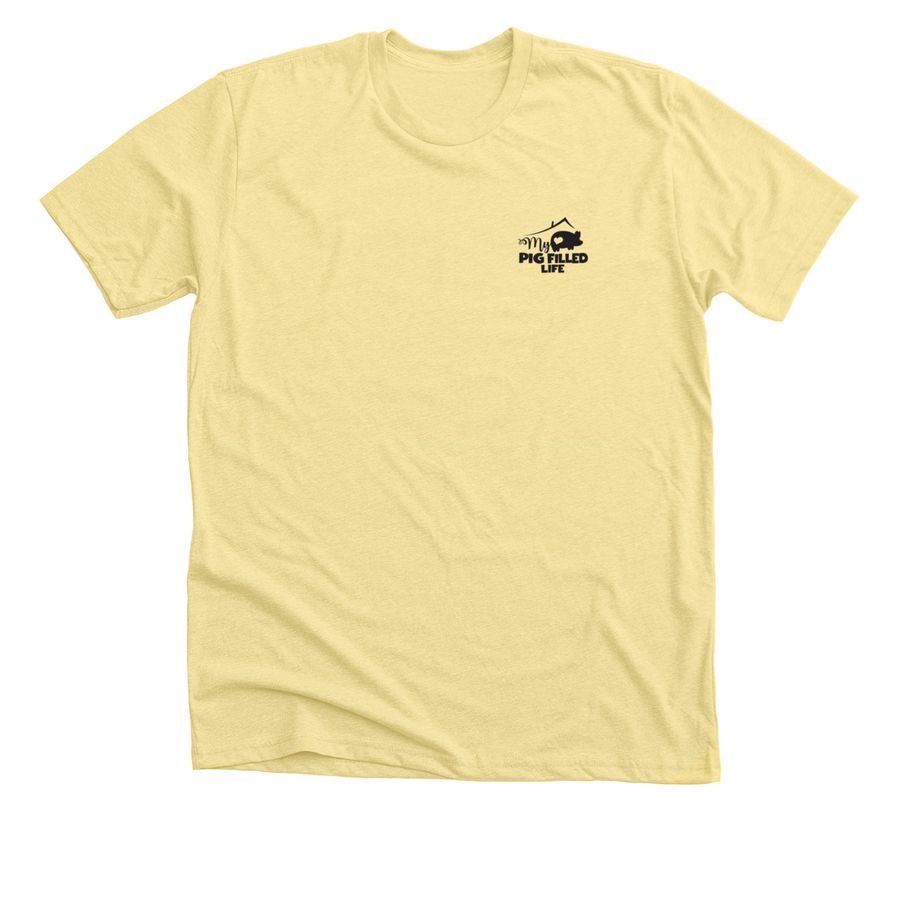 Pig Rescue, a Heather Yellow Gold Premium Unisex Tee