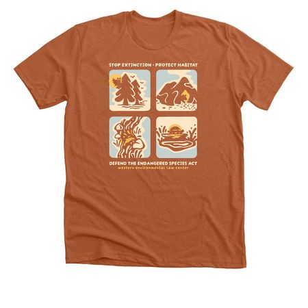 Habitat hero!, a Heather Autumn Premium Unisex Tee