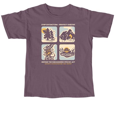 Habitat hero!, a Dusk Comfort Colors Unisex Tee