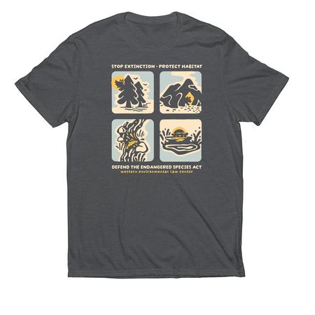 Habitat hero!, a Terrain Grey Allmade Eco Triblend Unisex Tee