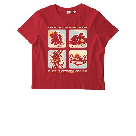 Habitat hero!, a Red Stanley/Stella Women?s Stella Muser Tee