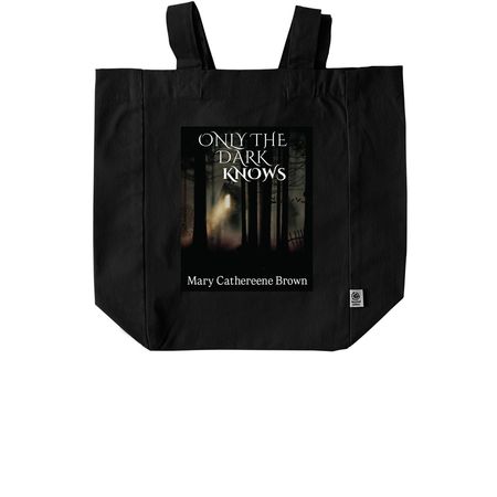Only The Dark Knows Tote, a Black Recycled Cotton Tote Bag