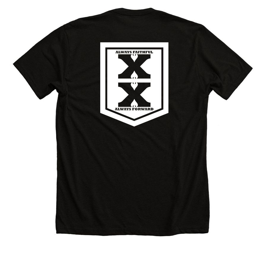 20 for 20 Apparel Campaign, a Solid Black Blend Premium Unisex Tee (back-view)