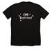Count Me In Boyfriend, a Solid Black Blend Premium Unisex Tee (back-view)