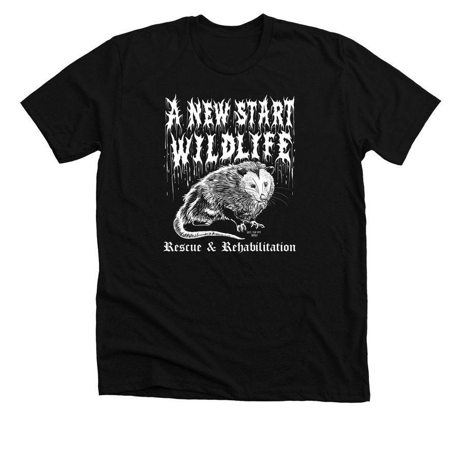ANSWRR Metal Shirt, a Solid Black Blend Premium Unisex Tee