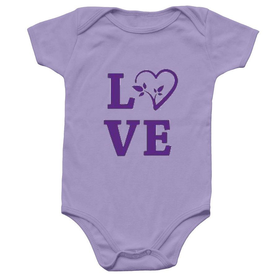 Infant Onesie, a Lavender Infant Onesie