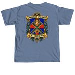 KSA Richmond Logo Tee, a Blue Jean Comfort Colors Unisex Tee (back-view)