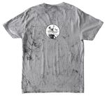 Laugh at Fascists: Minimalist Shirt!, a Smoke Comfort Colors Colorblast Tee (back-view)