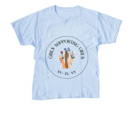 Girls Supporting Girls, INC&nbsp;, a Light Blue Youth Unisex Tee
