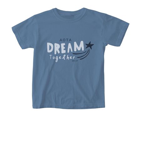 Dream Together Season Logo - Adult & Youth, a Blue Jean Comfort Colors Youth Tee