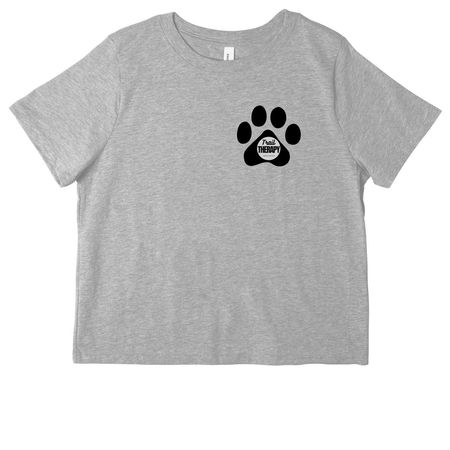 TRAIL PAW-TNER, a Athletic Heather Women's Heavyweight Tee