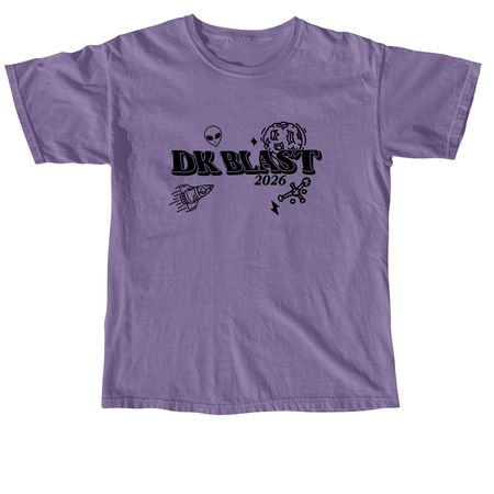 DK BLAST Team Colors!, a Grape Comfort Colors Unisex Tee