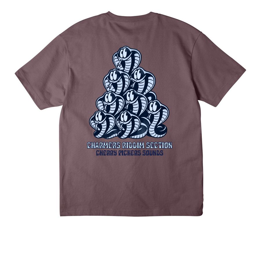 Charmers Riddim Section (8 cobras tee), a Purple Storm Unisex Heavyweight Tee