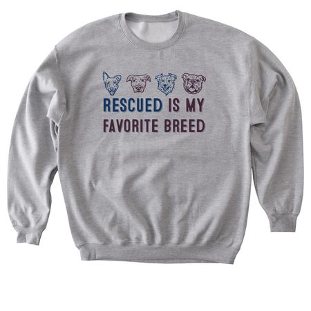 Rescue&nbsp;, a Sport Grey Softstyle Crewneck Sweatshirt
