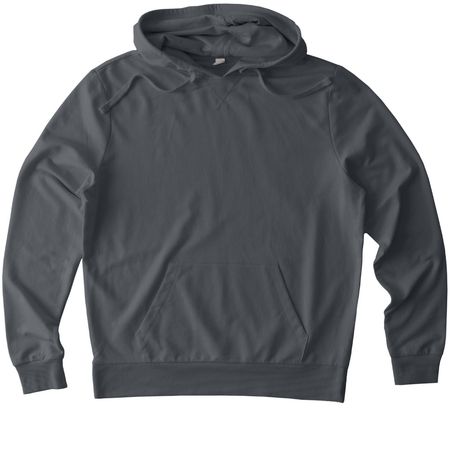 Danger Noodle Hoodie (art on back), a Terrain Grey Allmade Organic French Terry Pullover Hoodie