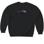 Full Circle (the Podcast) Show Logo Tee, a Black Softstyle Crewneck Sweatshirt (back-view)