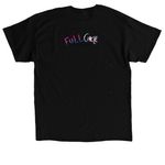 Full Circle (the Podcast) Show Logo Tee, a Black Classic Unisex Tee (back-view)