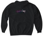 Full Circle (the Podcast) Show Logo Tee, a Black Gildan Softstyle Pullover Hoodie (back-view)