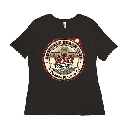 Centennial for Women, a Black Women?s Relaxed Cotton Tee