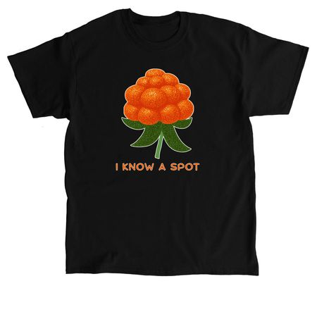 Aqpik - I Know a Spot, a Black Classic Unisex Tee