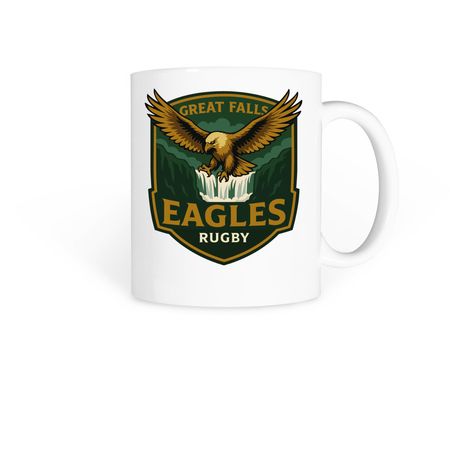 Great Falls Mugs, a White Coffee Mug