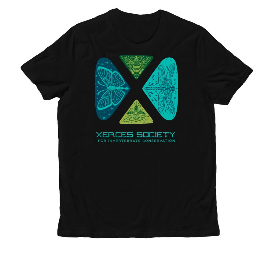 Xerces Society Gear 2026 (dark), a Deep Black Allmade Organic Cotton Unisex Tee