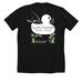 Dustin Pullman:&nbsp; "Forever 19", a Solid Black Blend Premium Unisex Tee (back-view)