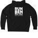 Run Ben Run Clothing, a Black Nike Club Fleece Pullover Hoodie (back-view)