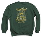 2026 Youth Weekend, a Forest Crewneck Sweatshirt (back-view)