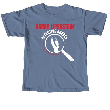 Lipenstein Detective Agency, a Blue Jean Comfort Colors Unisex Tee